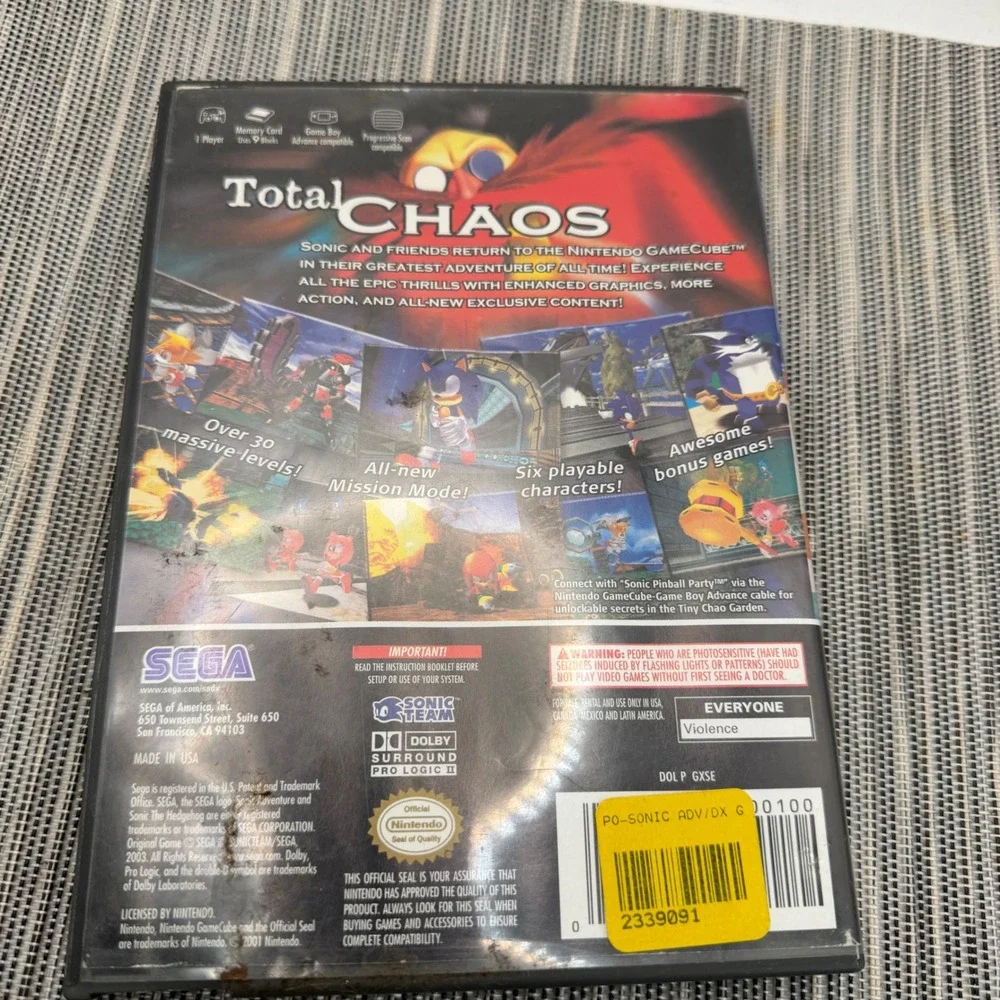 Sega sonic adventure